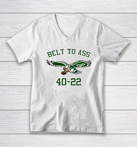 Belt to Ass 40  22 V-Neck T-Shirt