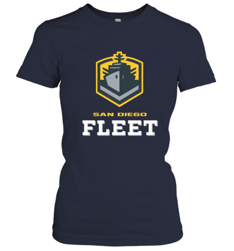 San Diego Fleet logo n6u1 san diego fleetlogo ladies t shirt 20 front navy