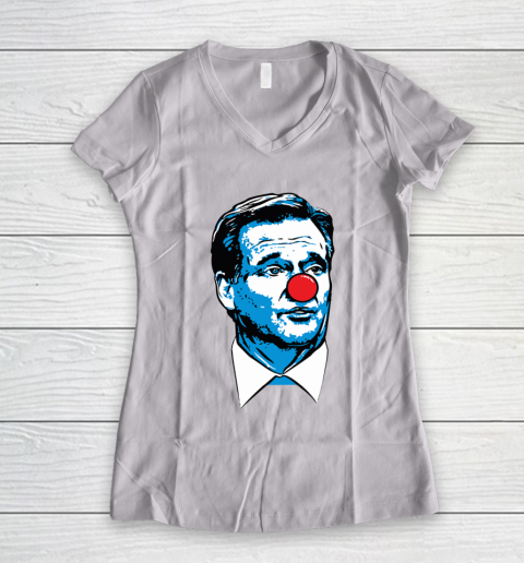 Goodell  Roger Goodell Matt Patricia Clown Women's V-Neck T-Shirt