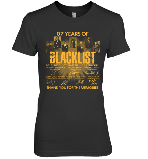 07 Years Of The Blacklist Premium Women's T-Shirt