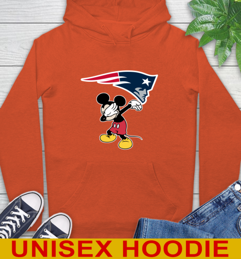New England Patriots NFL Football Dabbing Mickey Disney Sports Hoodie 5