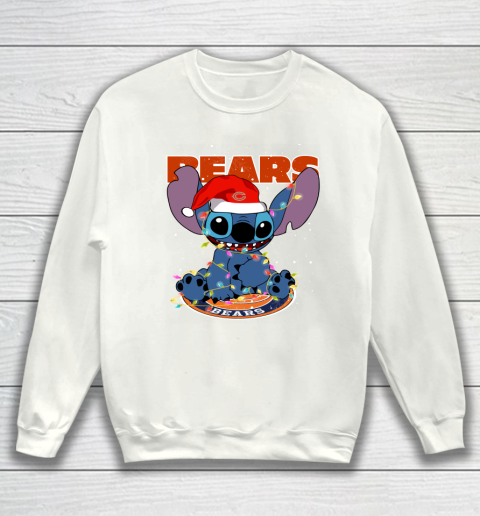 Chicago Bears NFL Football noel stitch Christmas Sweatshirt