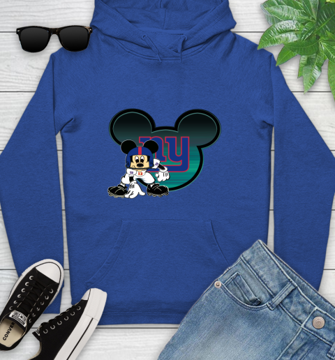 NFL New York Giants Mickey Mouse Disney Football T Shirt Youth Hoodie 9