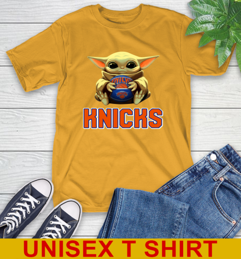 NBA Basketball New York Knicks Star Wars Baby Yoda Shirt 3