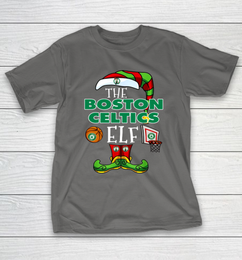 Boston Celtics Christmas ELF Funny NBA T-Shirt 8