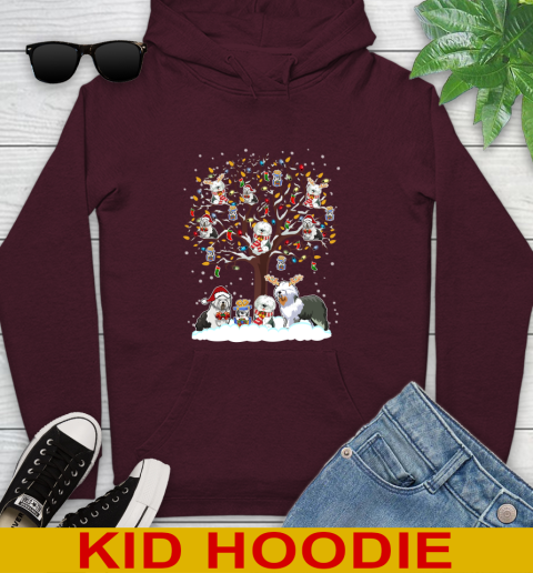 Old english Sheep dog dog pet lover light christmas tree shirt 134