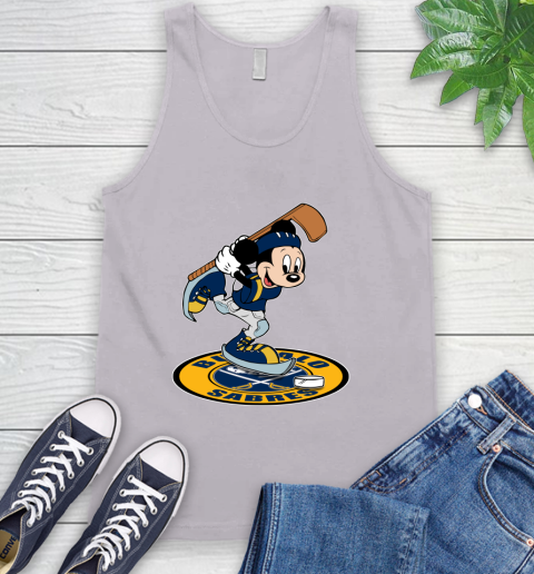 NHL Hockey Buffalo Sabres Cheerful Mickey Disney Shirt Tank Top 4