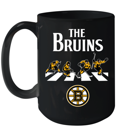 NHL Hockey Boston Bruins The Beatles Rock Band Shirt Ceramic Mug 15oz