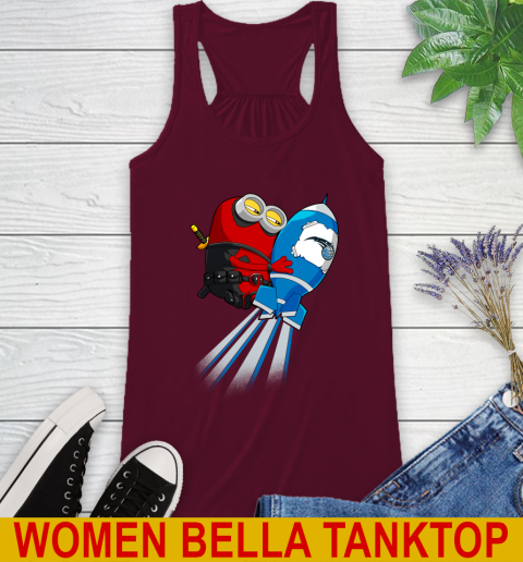 NBA Basketball Orlando Magic Deadpool Minion Marvel Shirt Racerback Tank 2