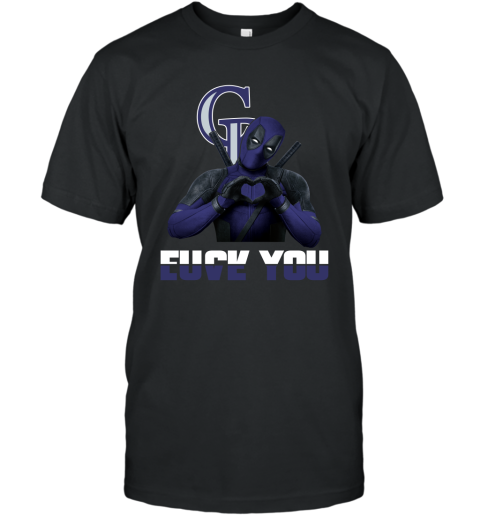 MLB Colorado Rockies Deadpool Love You Fuck You Baseball Sports