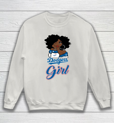 Los Angeles Dodgerss Girl MLB Sweatshirt 10