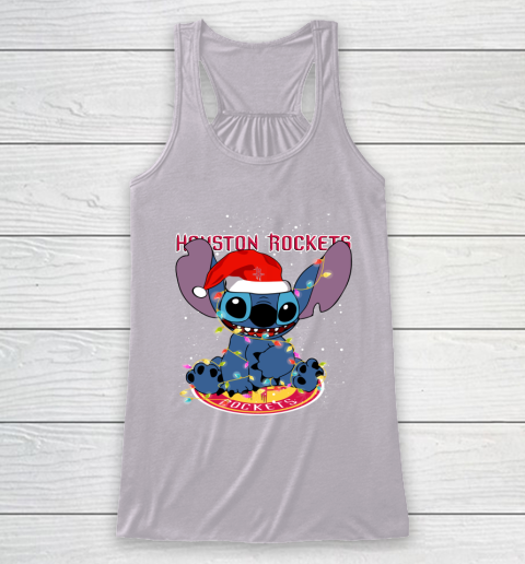 Houston Rockets NBA noel stitch Basketball Christmas Racerback Tank 3