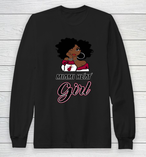 Miami Heat Girl NBA Long Sleeve T-Shirt