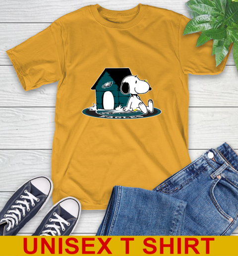 NFL Football Philadelphia Eagles Snoopy The Peanuts Movie Shirt T-Shirt 3