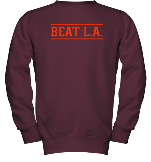 nnql san francisco baseball vintage sf the city giant youth sweatshirt 47 front maroon