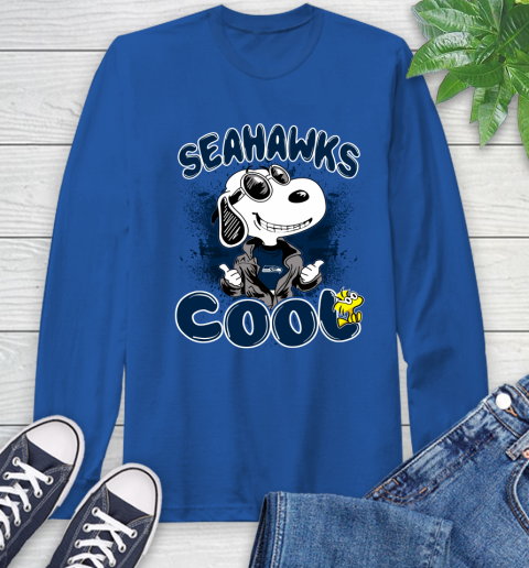 NFL Football Seattle Seahawks Cool Snoopy Shirt Long Sleeve T-Shirt 11