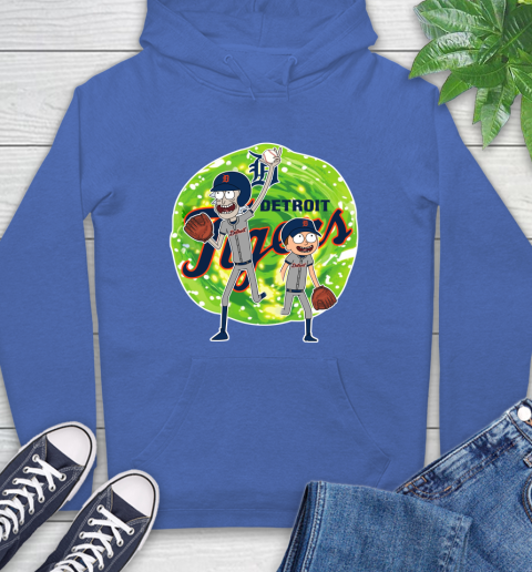 MLB Detroit Tigers Rick And Morty Baseball Sports Hoodie 9