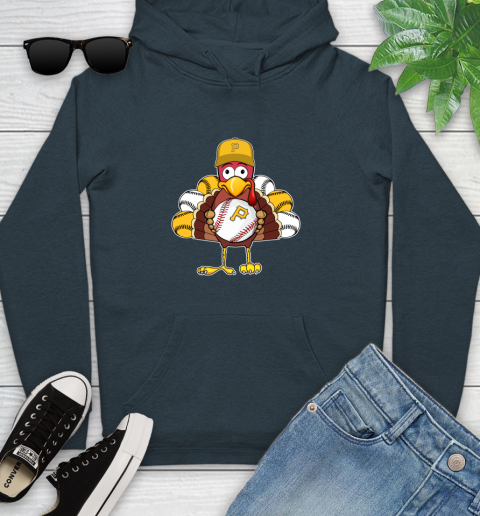 Pittsburgh Pirates Turkey thanksgiving Youth Hoodie 8