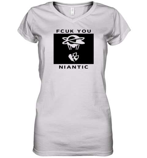 Fcuk You Niantic Women's V-Neck T-Shirt - Topshirtpro