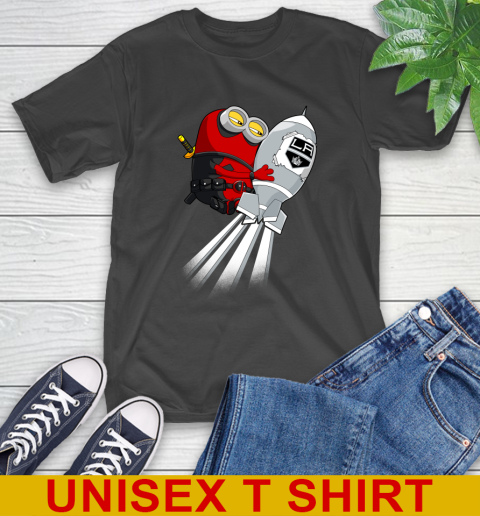 NHL Hockey Los Angeles Kings Deadpool Minion Marvel Shirt T-Shirt