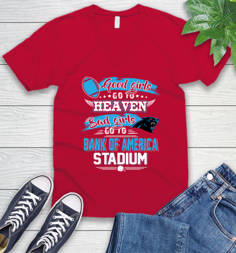 Carolina Panthers NFL Bad Girls Go To Bank of America Stadium Shirt V-Neck T-Shirt 6