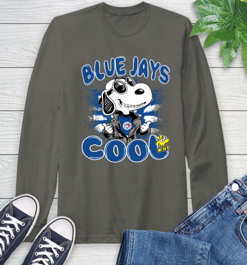 MLB Baseball Toronto Blue Jays Cool Snoopy Shirt Long Sleeve T-Shirt 10