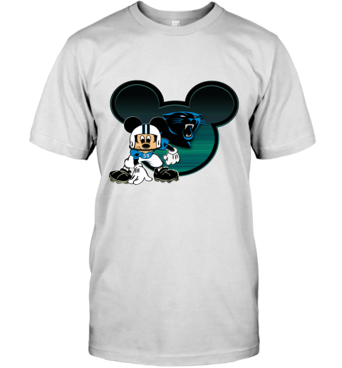 NFL Carolina Panthers Mickey Mouse Disney Football T Shirt