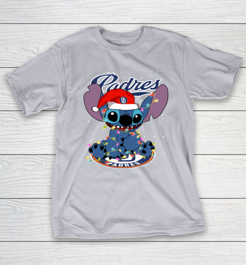 San Diego Padres MLB noel stitch Baseball Christmas T-Shirt 4