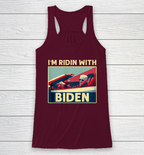I'm Riding With Joe Biden Racerback Tank 2
