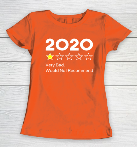 2020 One Star Very Bad Would Not Recommend Women's T-Shirt 3
