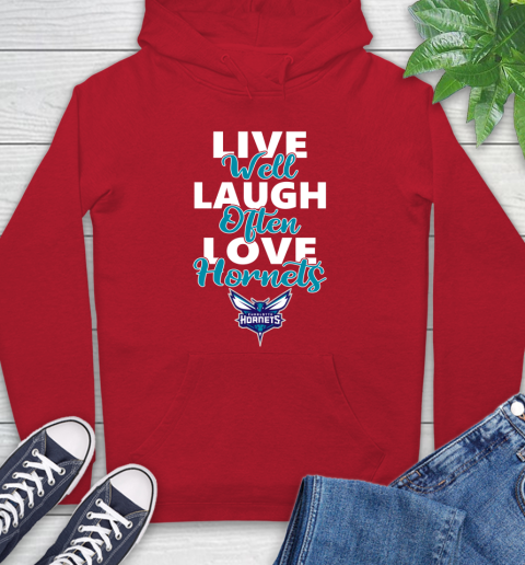 NBA Basketball Charlotte Hornets Live Well Laugh Often Love Shirt Hoodie 11