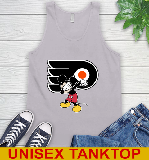 Philadelphia Flyers NHL Hockey Dabbing Mickey Disney Sports Tank Top 4