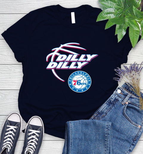 NBA Philadelphia 76ers Dilly Dilly Basketball Sports Women's T-Shirt 3