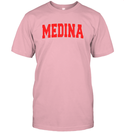 43v6 medina oh ohio varsity style usa vintage sports jersey t shirt 60 front pink