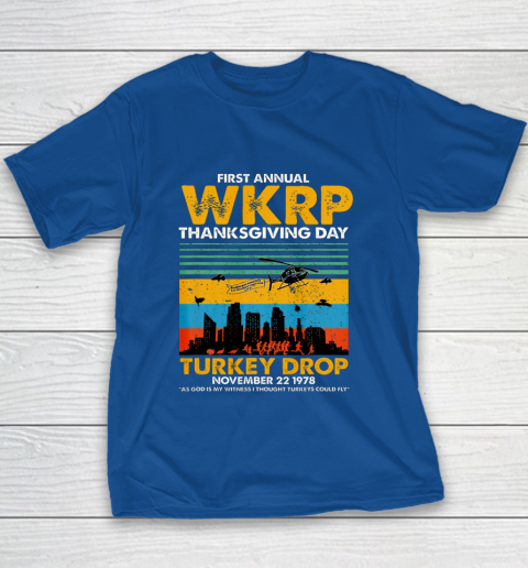 Wkrp Turkey Drop Shirt Turkey Drop T Shirt Turkey Drop Retro Youth T-Shirt 6
