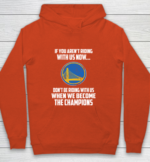 NBA Golden State Warriors Basketball We Become The Champions Youth Hoodie 3