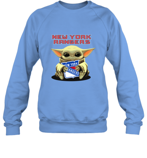 Baby Yoda hug New York Rangers shirt, hoodie, sweater, long sleeve and tank  top