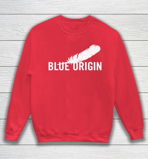 Blue Origin  All White Sweatshirt 7