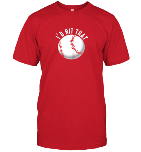 zy23 i39 d hit that funny baseball shirt for fans players jersey t shirt 60 front red