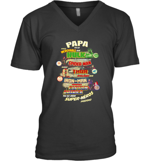 t shirt papa avengers