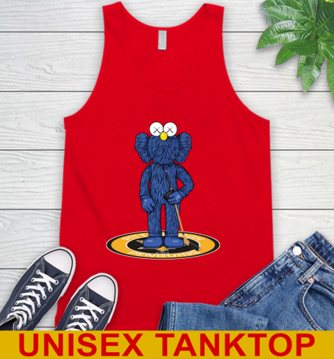 NHL Hockey Pittsburgh Penguins Kaws Bff Blue Figure Shirt Tank Top 6