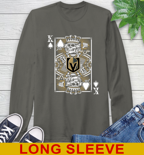 Vegas Golden Knights NHL Hockey The King Of Spades Death Cards Shirt Long Sleeve T-Shirt 10