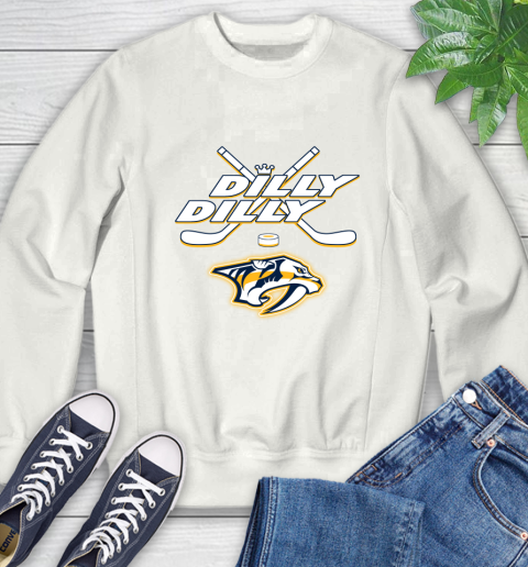 NHL Nashville Predators Dilly Dilly Hockey Sports Sweatshirt