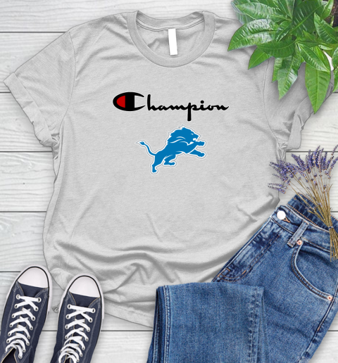 NFL Football Detroit Lions Champion Shirt Women's T-Shirt