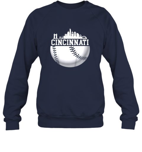 nutw vintage downtown cincinnati shirt baseball retro ohio state sweatshirt 35 front navy