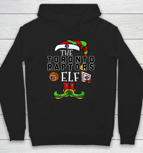 Toronto Raptors Christmas ELF Funny NBA Hoodie