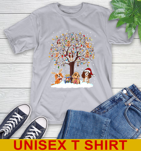 Coker spaniel dog pet lover christmas tree shirt 5