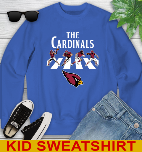 NFL Football Arizona Cardinals The Beatles Rock Band Shirt Youth Sweatshirt 6