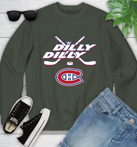 NHL Montreal Canadiens Dilly Dilly Hockey Sports Youth Sweatshirt 10