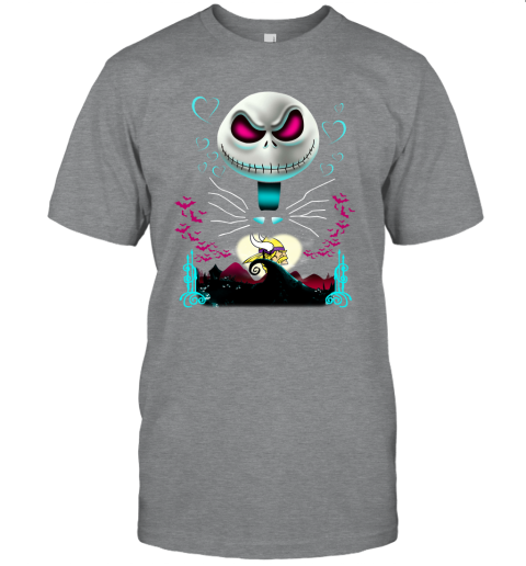 NFL Minnesota Vikings Jack Skellington Sally The Nightmare Before Christmas Football lyP1u4HMDJJ classic t shirt 2 95 151514 front sport grey